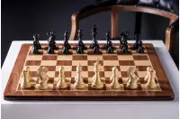 Tablero de ajedrez no 6 (sin descripción) paduk/arce (marquetería) - esquinas redondas